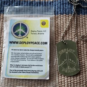 Deploy Peace Dog Tag